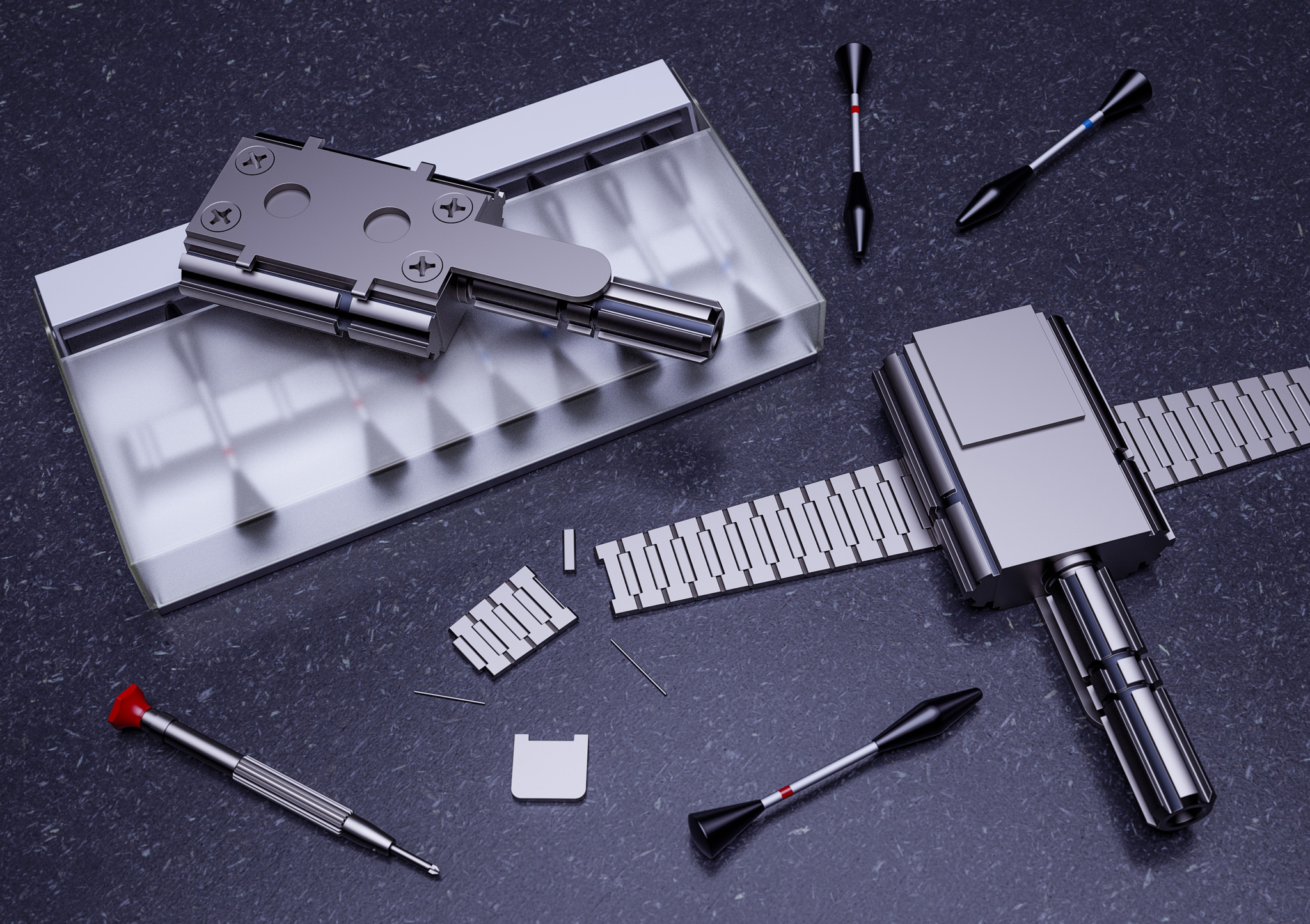 007 Wrist dart gun found in Moonraker.