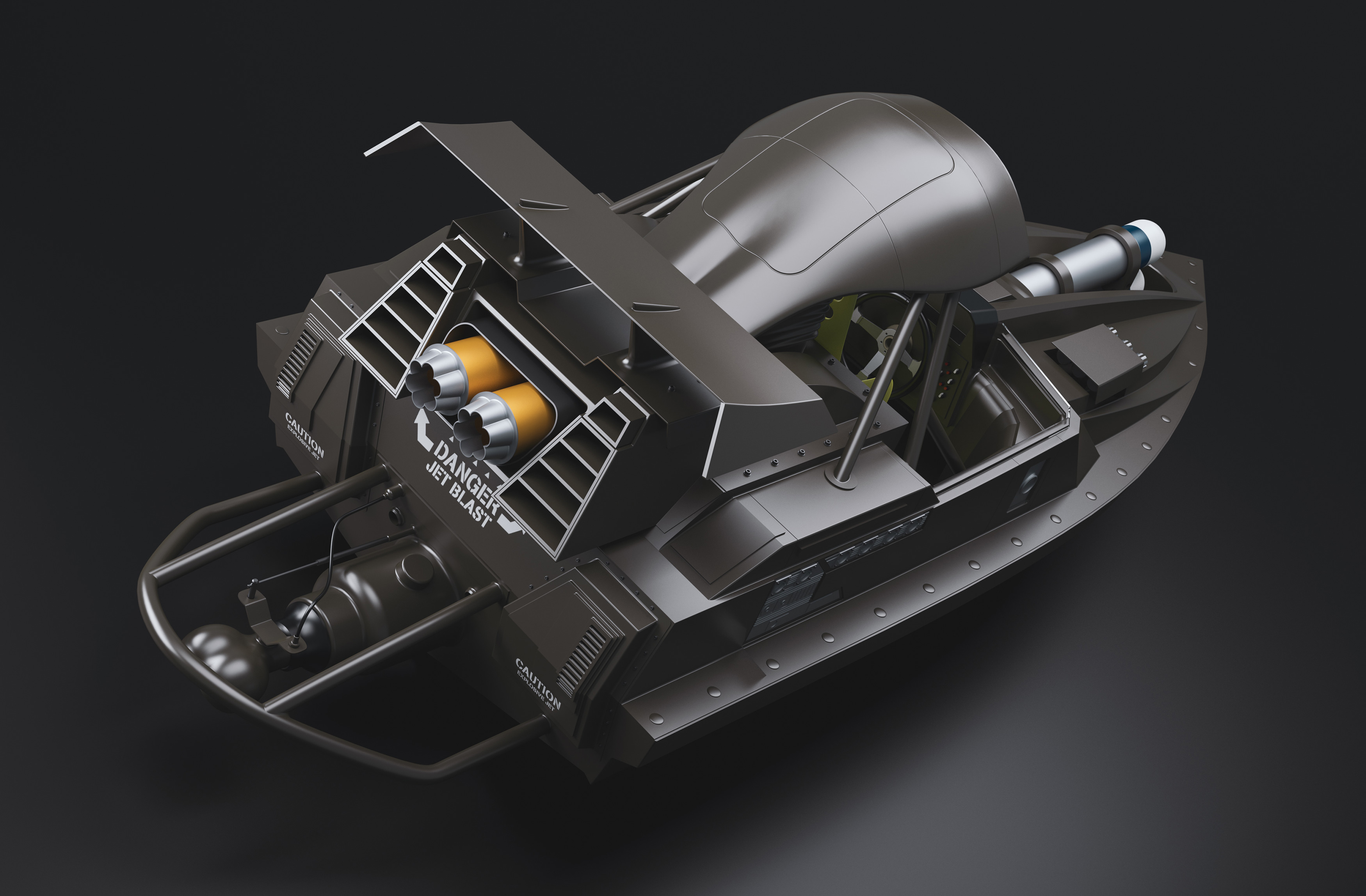 James Bond, 007 Qboat from The world is not enough.